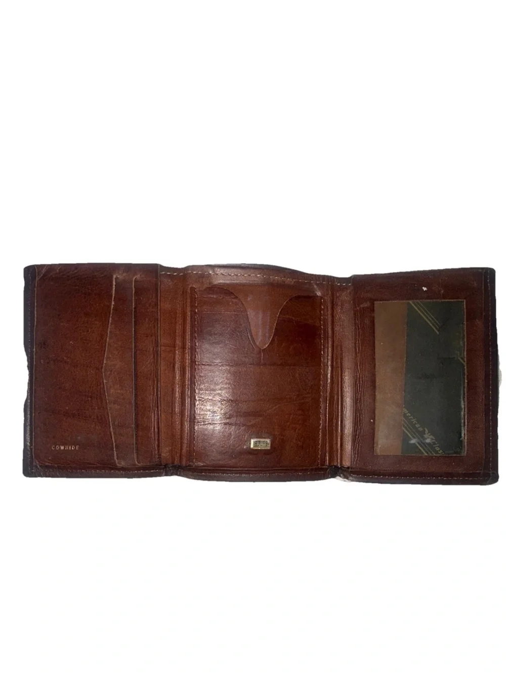 Rolfs Dark Brown Leather Compact Wallet